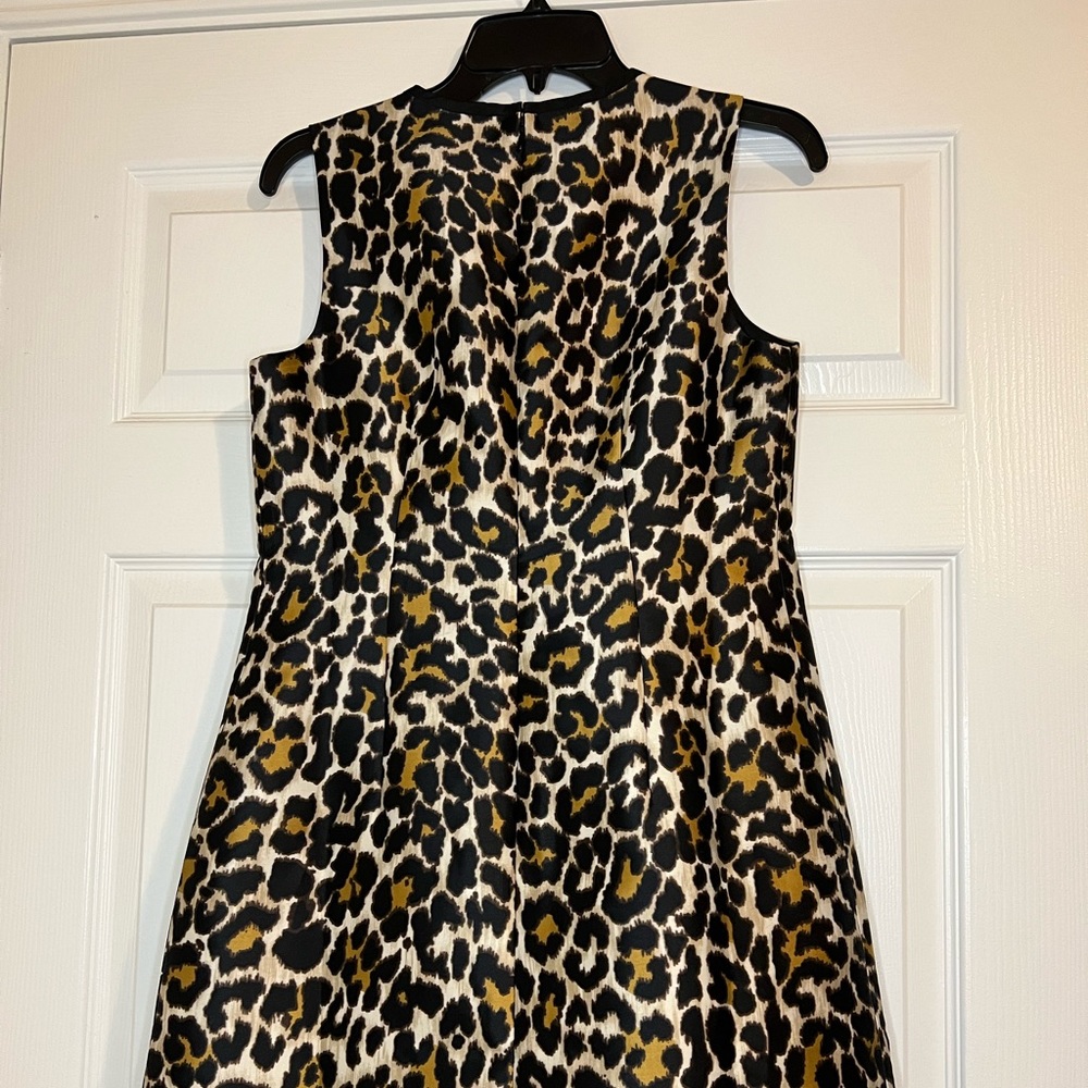J.Crew Leopard Print Sleeveless Dress Size 2. - Picture 2 of 10